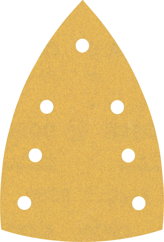 Bosch 50x Feuilles abrasives EXPERT C470 à 7 trous (pour Peinture sur bois, Bois dur, Ø 100x150 mm, Grain 180, Professional Acce