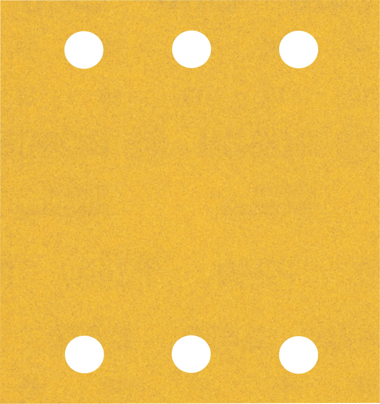 Bosch 50x Feuilles abrasives EXPERT C470 à 6 trous (pour Peinture sur bois, Bois dur, Ø 115x107 mm, Grain 240, Professional Acce