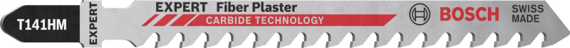 Bosch 10x Lame de scie sauteuse EXPERT Fiber Plaster T141HM (pour Panneaux de fibro-ciment, Panneau de cloison sèche, Longueur 1