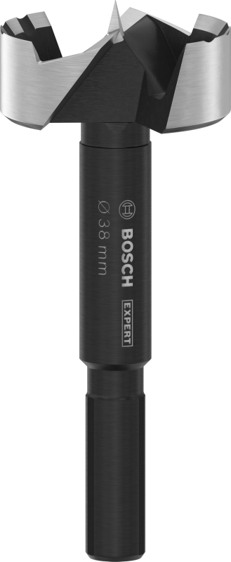Bosch 1x Foret à bois Forstner EXPERT (pour Bois résineux, Bois dur, Ø 38,00 mm, Professional Accessoire Perceuse/Visseuse à per
