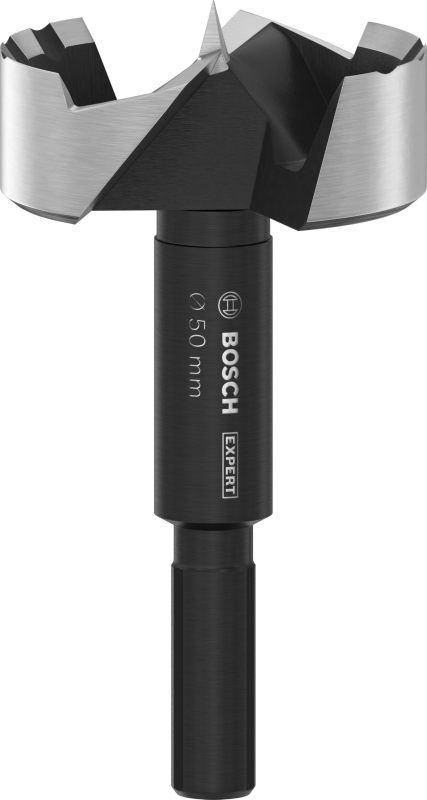 Bosch 1x Foret à bois Forstner EXPERT (pour Bois résineux, Bois dur, Ø 50,00 mm, Professional Accessoire Perceuse/Visseuse à per