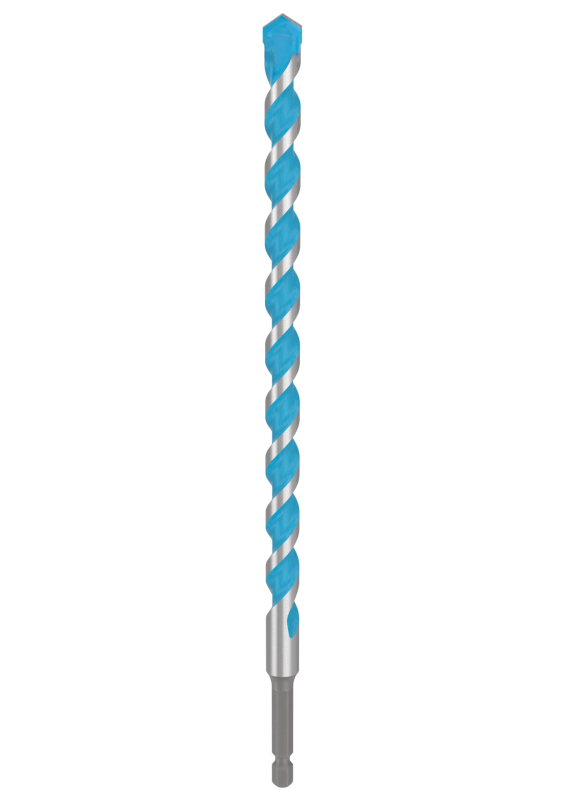 Bosch Outillages 1x Forets Expert HEX-9 MultiConstruction (pour Béton, Ø 12,00x250 mm, Accessoires Perceuse à percussion)