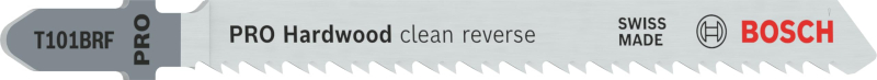 Bosch Outillages Professional 3 x Lames de scie sauteuse T 101 BRF Clean for Hard Wood (pour Bois dur, coupe droite, Accessoire 