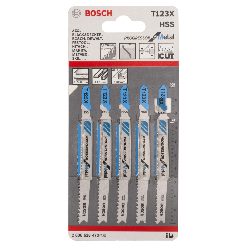 Bosch  Lame de scie sauteuse (BL-5) t-123 x