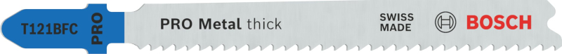 Bosch 25x Lame de scie sauteuse PRO Metal thick T121BFC (pour Tôles en acier, Tôles en acier, Longueur 92 mm, Professional Acces