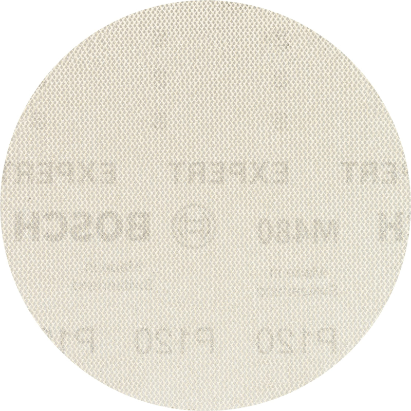 Bosch 50x Abrasifs réticulés EXPERT M480 (pour Peinture sur bois, Bois dur, Ø 125 mm, Grain 120, Professional Accessoire Ponceus