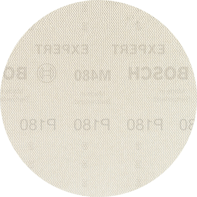 Bosch 5x Abrasifs réticulés EXPERT M480 (pour Peinture sur bois, Bois dur, Ø 150 mm, Grain 180, Professional Accessoire Ponceuse