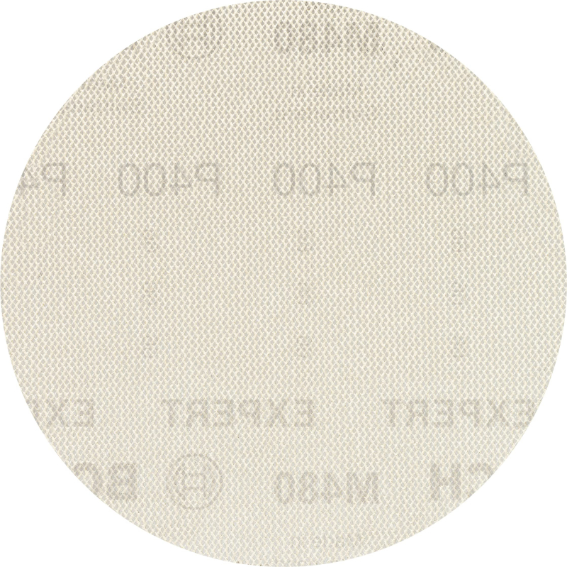 Bosch 50x Abrasifs réticulés EXPERT M480 (pour Peinture sur bois, Bois dur, Ø 150 mm, Grain 400, Professional Accessoire Ponceus