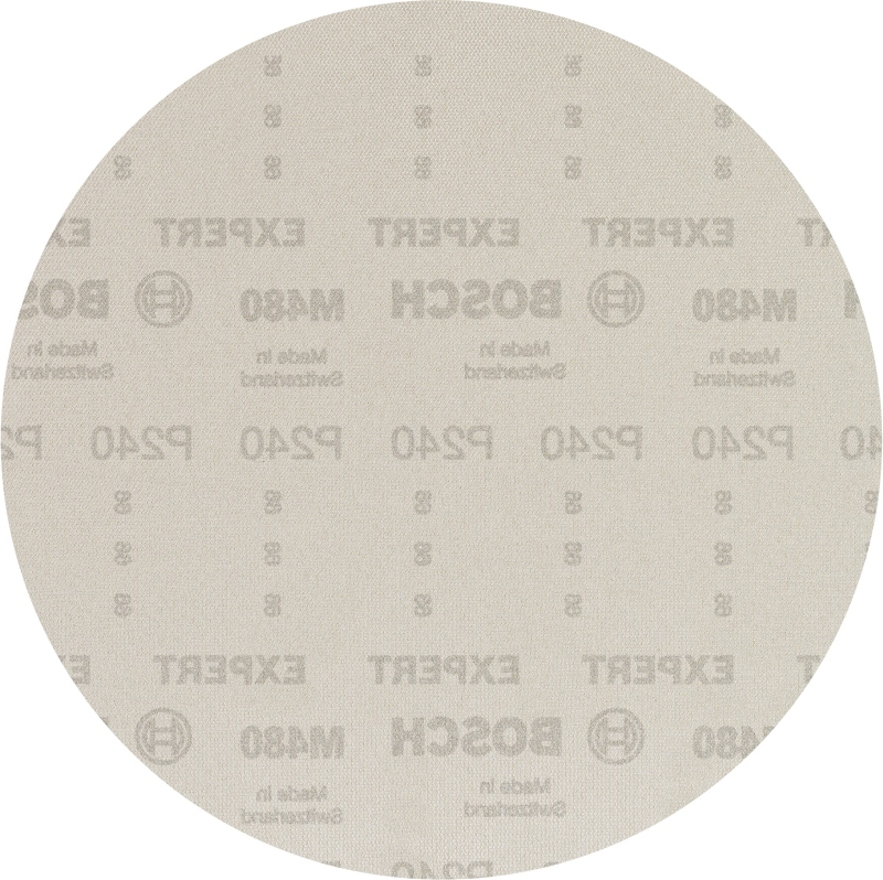Bosch 25x Abrasifs réticulés EXPERT M480 (pour Cloison sèche, Bois dur, Ø 225 mm, Grain 240, Professional Accessoire Ponceuse po