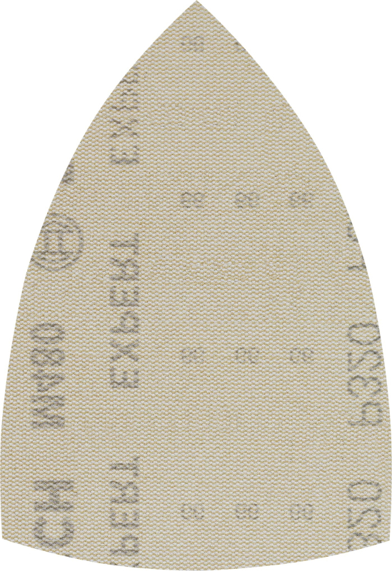 Bosch 10x Abrasifs réticulés EXPERT M480 (pour Peinture sur bois, Bois dur, Ø 100x150 mm, Grain 320, Professional Accessoire Pon
