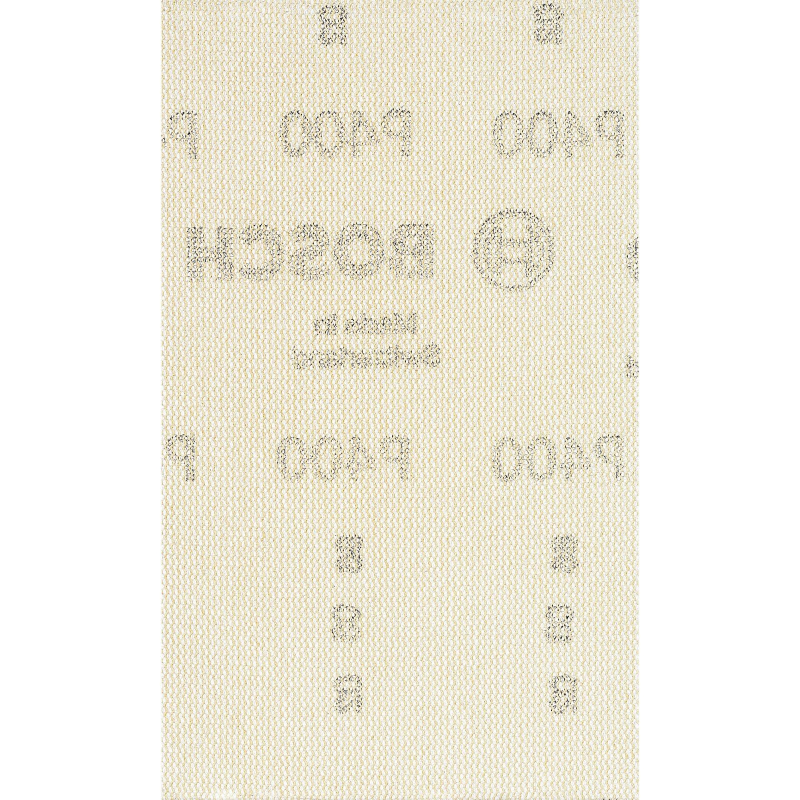 Bosch 10x Abrasifs réticulés EXPERT M480 (pour Peinture sur bois, Bois dur, Ø 80x133 mm, Grain 400, Professional Accessoire Ponc