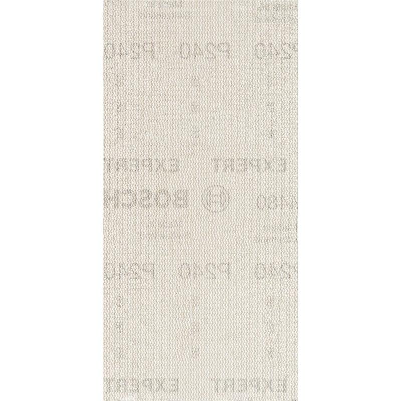 Bosch 10x Abrasifs réticulés EXPERT M480 (pour Peinture sur bois, Bois dur, Ø 93x186 mm, Grain 240, Professional Accessoire Ponc