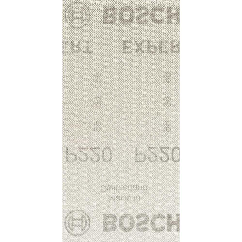 Bosch 50x Abrasifs réticulés EXPERT M480 (pour Peinture sur bois, Bois dur, Ø 93x186 mm, Grain 220, Professional Accessoire Ponc
