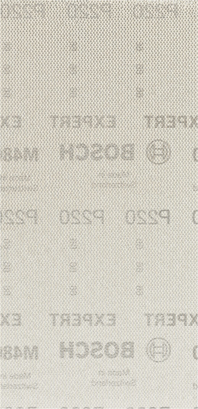 Bosch 50x Abrasifs réticulés EXPERT M480 (pour Peinture sur bois, Bois dur, Ø 115x230 mm, Grain 220, Professional Accessoire Pon