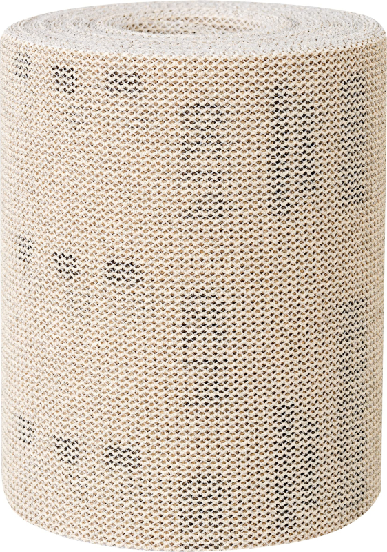 Bosch 1x Rouleaux d'abrasif réticulé EXPERT M480 (pour Peinture sur bois, Bois dur, 93 mm x 5 m, Grain 120, Professional Accesso