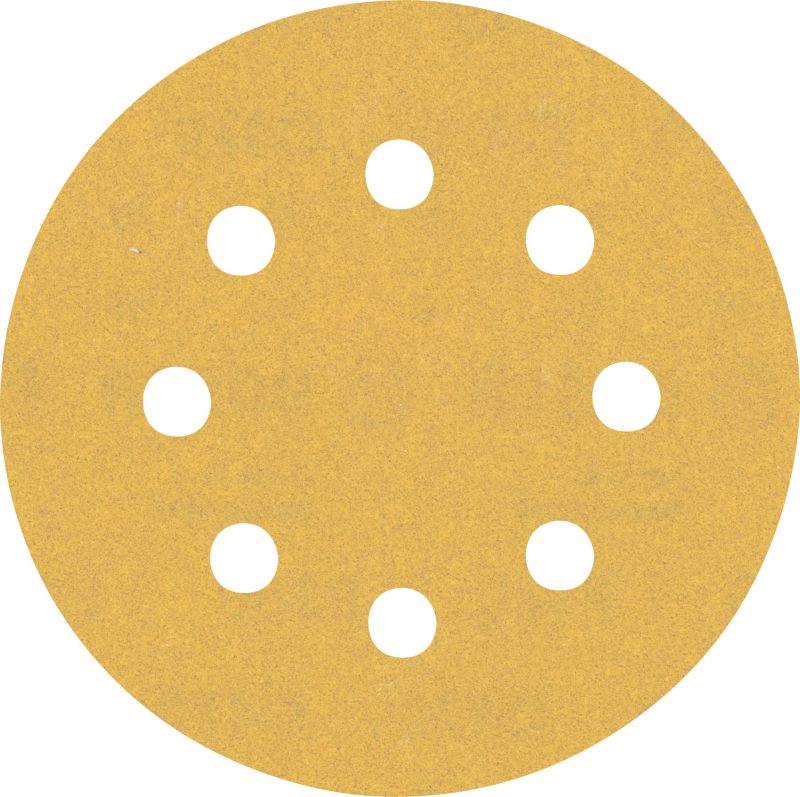 Bosch 5x Feuilles abrasives EXPERT C470 à 8 trous (pour Peinture sur bois, Bois dur, Ø 115 mm, Grain 180, Professional Accessoir
