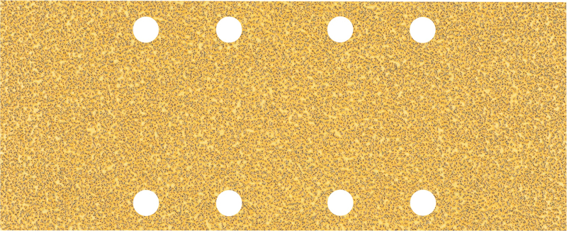 Bosch 10x Feuilles abrasives EXPERT C470 à 8 trous (pour Peinture sur bois, Bois dur, Ø 93x230 mm, Grain 40, Professional Access