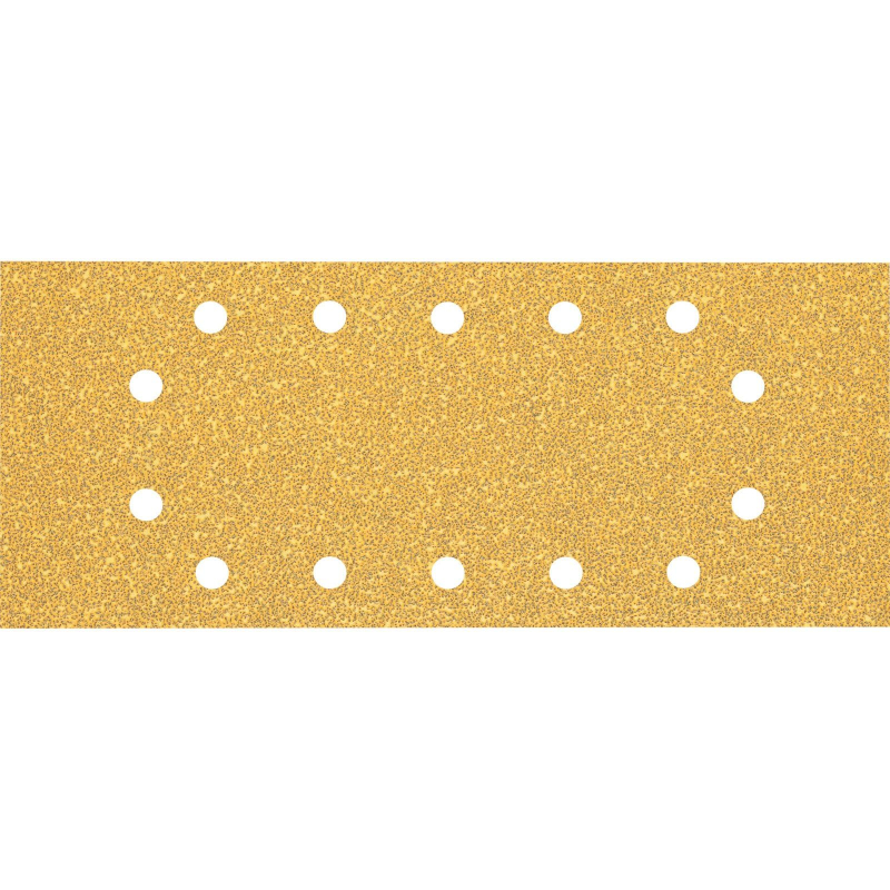 Bosch 10x Feuilles abrasives EXPERT C470 à 14 trous (pour Peinture sur bois, Bois dur, Ø 115x280 mm, Grain 40, Professional Acce