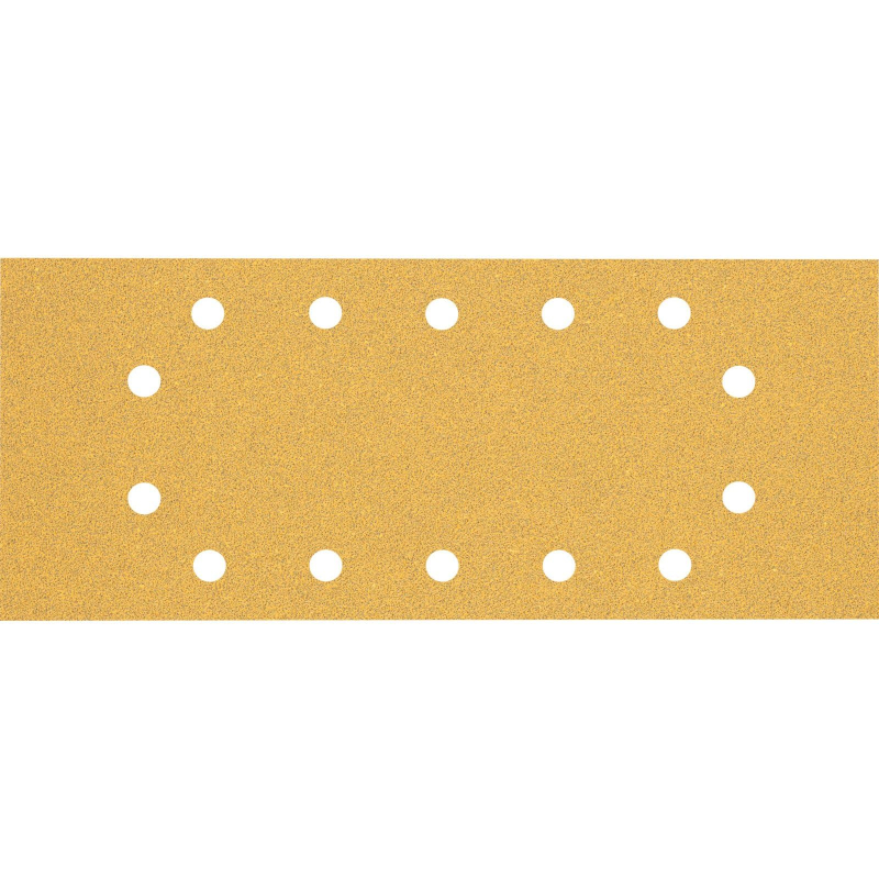 Bosch 10x Feuilles abrasives EXPERT C470 à 14 trous (pour Peinture sur bois, Bois dur, Ø 115x280 mm, Grain 60, Professional Acce