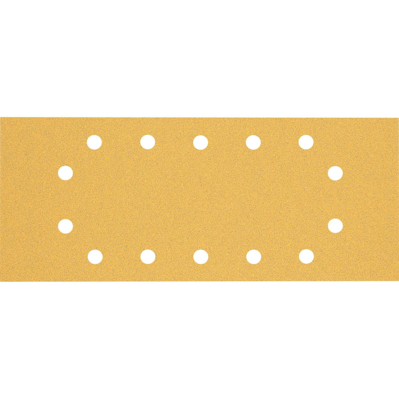 Bosch 10x Feuilles abrasives EXPERT C470 à 14 trous (pour Peinture sur bois, Bois dur, Ø 115x280 mm, Grain 80, Professional Acce