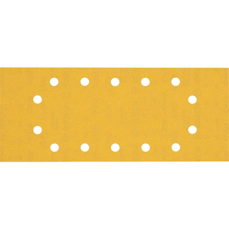Bosch 10x Feuilles abrasives EXPERT C470 à 14 trous (pour Peinture sur bois, Bois dur, Ø 115x280 mm, Grain 240, Professional Acc