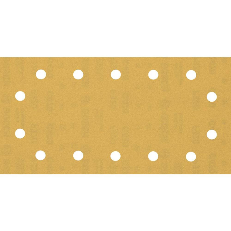 Bosch 10x Feuilles abrasives EXPERT C470 à 14 trous (pour Peinture sur bois, Bois dur, Ø 115x230 mm, Grain 320, Professional Acc