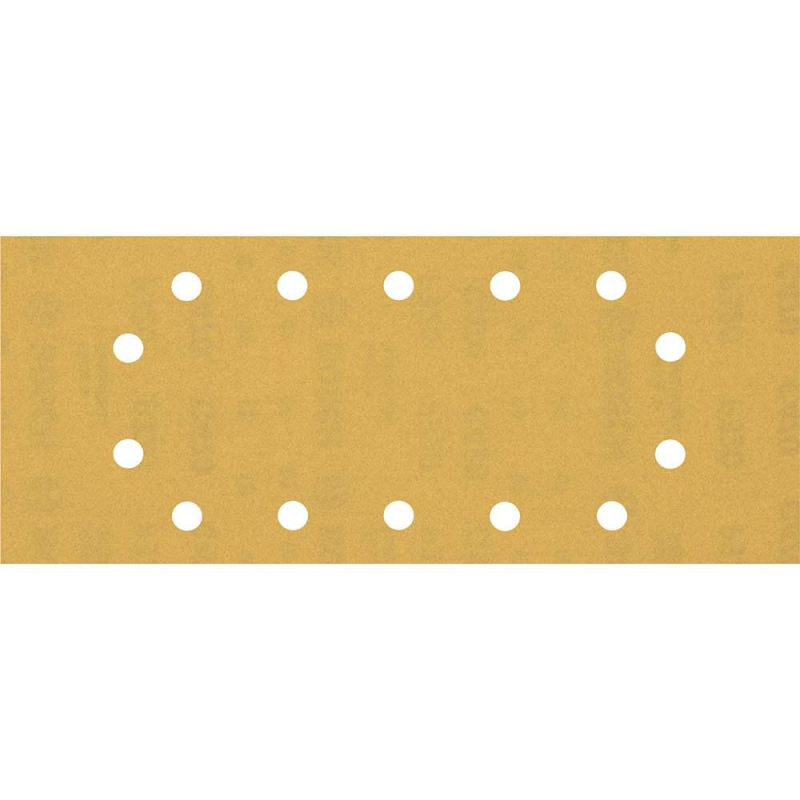 Bosch 10x Feuilles abrasives EXPERT C470 à 14 trous (pour Peinture sur bois, Bois dur, Ø 115x280 mm, Grain 320, Professional Acc
