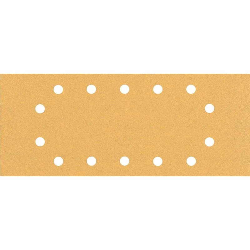 Bosch 10x Feuilles abrasives EXPERT C470 à 14 trous (pour Peinture sur bois, Bois dur, Ø 115x280 mm, Grain 100, Professional Acc