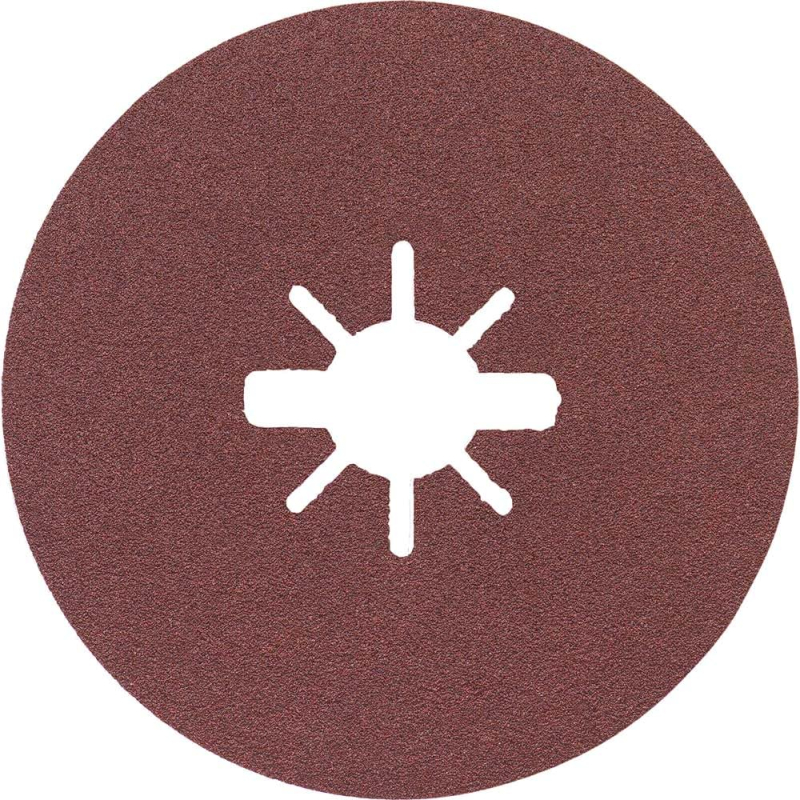 Bosch Outillages 2608619175 Disques Abrasifs sur Fibres Expert for Metal (pour les Métaux, X-LOCK, R444, Ø 125 mm, Grain 100, Al