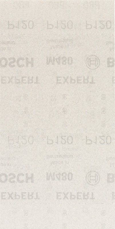 Bosch 50x Abrasifs réticulés EXPERT M480 (pour Peinture sur bois, Bois dur, Ø 115x230 mm, Grain 180, Professional Accessoire Pon
