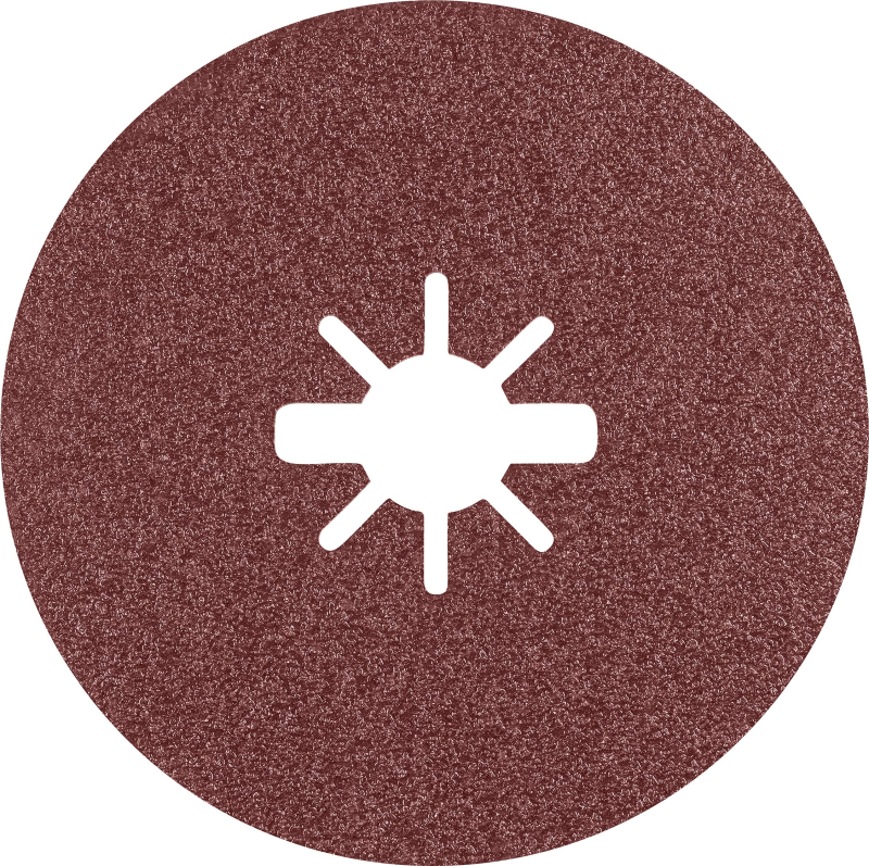 Bosch 5x Disques sur fibre céramique X-LOCK Prisma EXPERT R781 (pour Acier, Tôles en acier inoxydable, Ø 125 mm, Grain 80, Profe