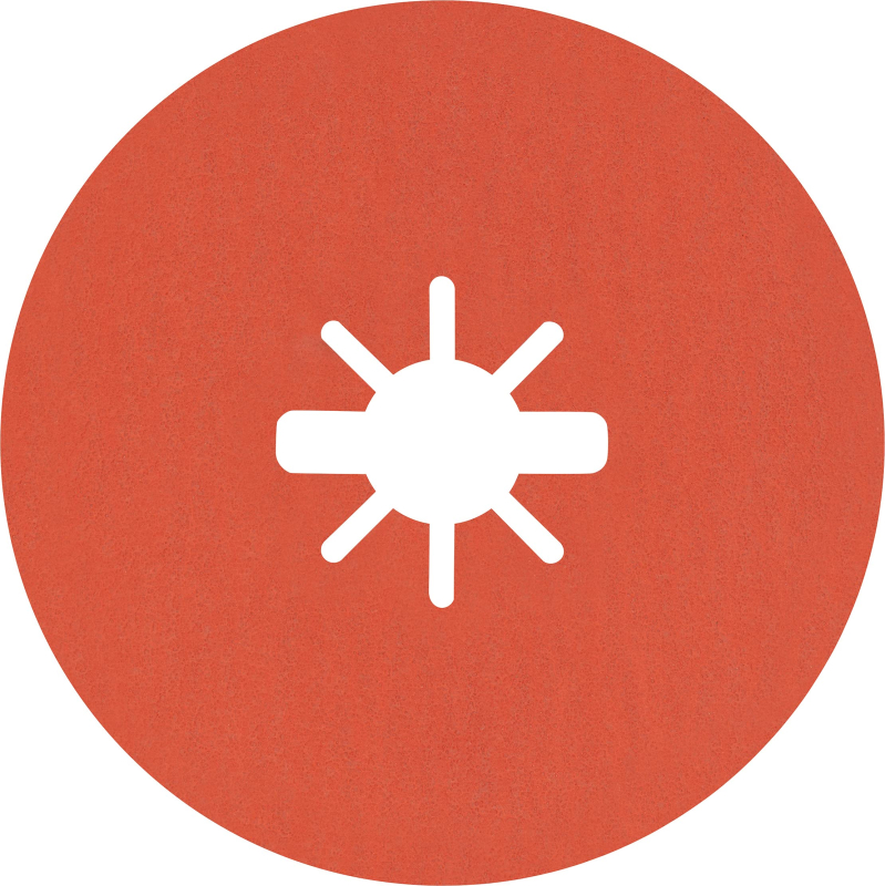 Bosch 5x Disques sur fibre céramique X-LOCK Prisma EXPERT R782 (pour Acier, Tôles en acier inoxydable, Ø 125 mm, Grain 120, Prof