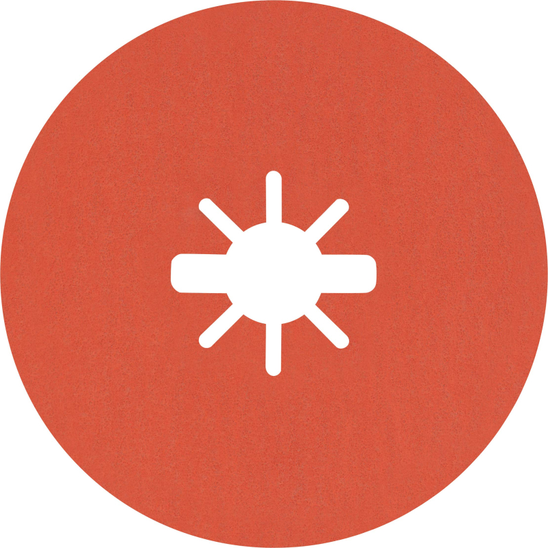 Bosch 25x Disques sur fibre céramique X-LOCK Prisma EXPERT R782 (pour Acier, Tôles en acier inoxydable, Ø 125 mm, Grain 120, Pro