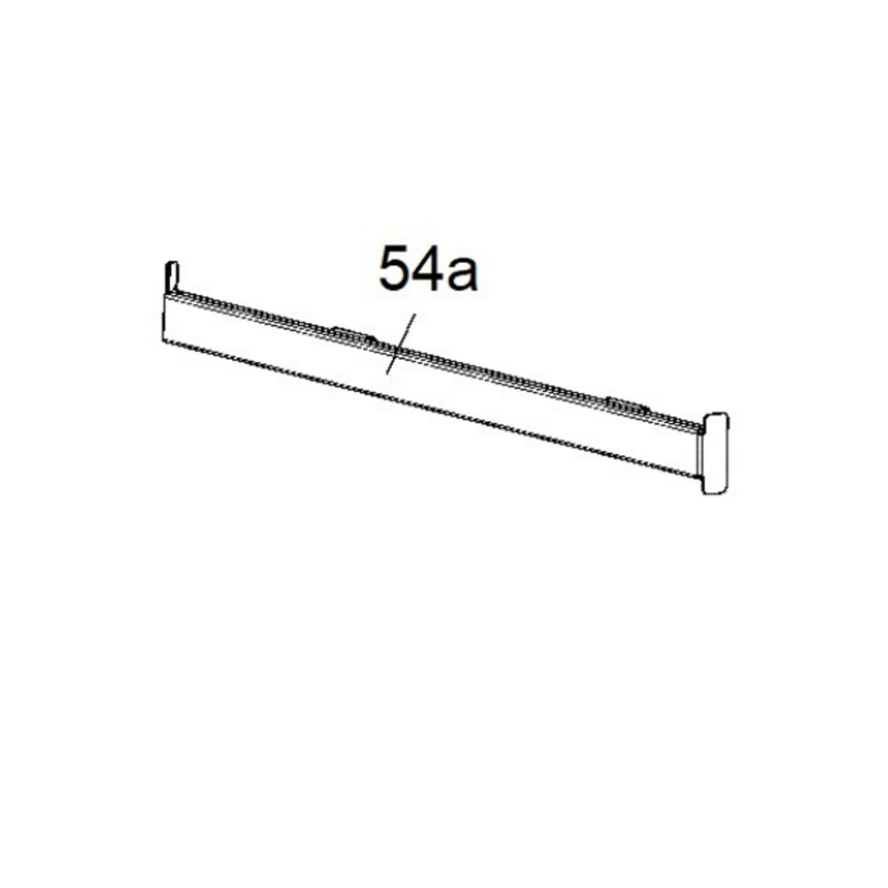 Rail télescopique droit (repère 54a) HAIER 70028121