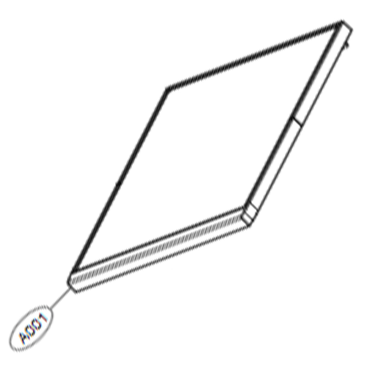 Capot supérieur (repère n°A001) LG AGU75428710
