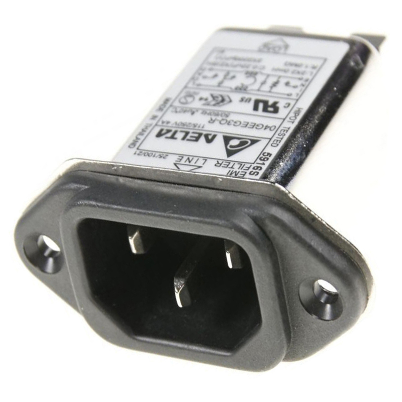 Prise mâle avec filtre antiparasites d'origine ELECTROLUX 4055120911