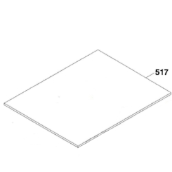 Fermeture supérieur (repère 517) CANDY 43017253