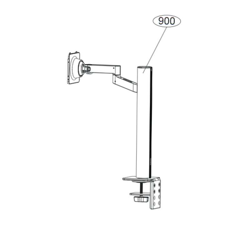 Pied ergonomique (repère 900) LG AAN77271521