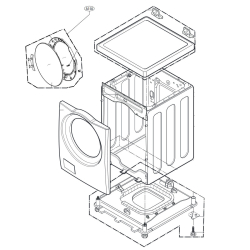 Porte complète ( repère A150) LG ADC76886114