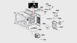 Carte électronique, filtre (repère 56201a) LG ADQ74913201