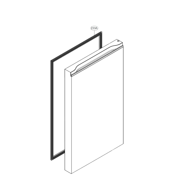 Joint de porte réfrigérateur (repère 233A) LG ADX75731322