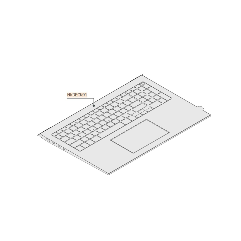 Clavier (repère NKDECK01) LG AFP76430003