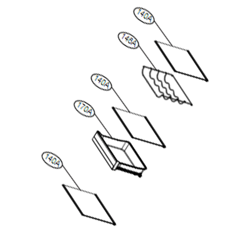 Bac (repère n°170A) LG AJP76411701