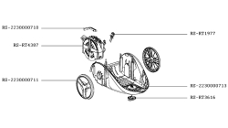 Roue (repère RS-2230000711) ROWENTA RS-2230000711