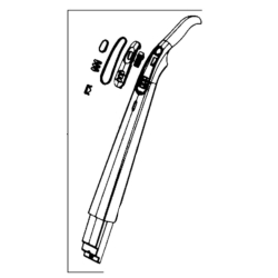 Poignée supérieure grise ROWENTA RS-RH5849