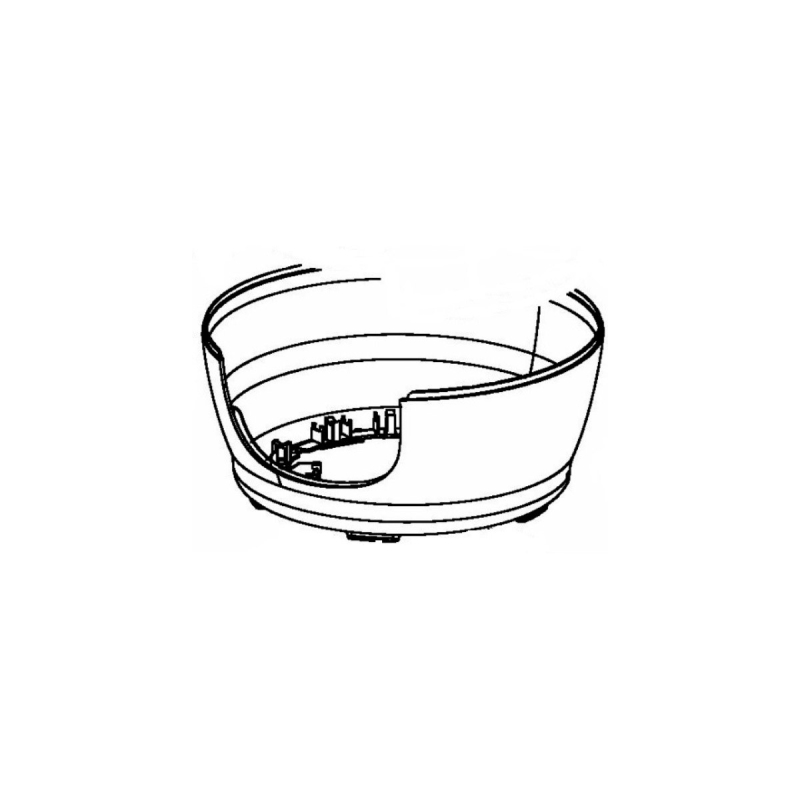Corps inférieur blanc MOULINEX SS-204872