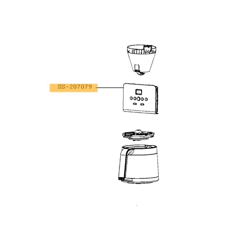 Carte de commande MOULINEX SS-207079