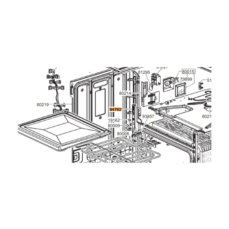 Moufle (repère 94762) SMEG 483692383