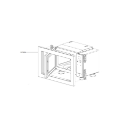 Encadrement extérieur (Repère 127859) SMEG 768550111