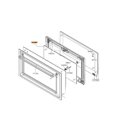 Vitre intermédiaire (repère 123585) SMEG 772534591